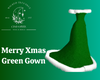 Merry Xmas Green Gown