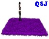 Fluffy Purple Carpet Rec