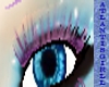Purple upper lashes