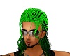 green rave hair