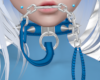Blue Chain Collar