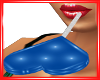 Blue Heart Lollipop