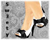 white bow heels