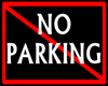 No Parking Square Rug