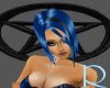 Blue w/black Fiona