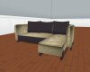 B~3D Gold Couch