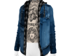 Jean Pattern hoodie