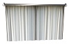 Animated curtains White