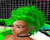 green female hair
