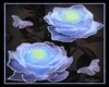 Voilet Blue Rose Vase