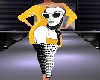 Yellow graphic face fit