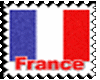 Glitter France Stamp