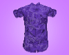 Purple Floral Shirt