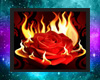 Rose Fire Sticker