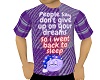 Sleepy Purple T Shirt