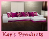 white leather sofa