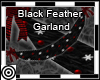 *m Black Feather Garland