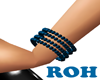 Hepburn beads blue ROH