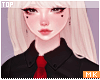 金. Red Tie