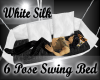 White Silk Swing Chair