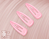 Y' Pink Hair Clips
