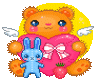 Kawaii love bun friends