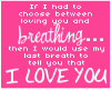 Breathing Or Love?
