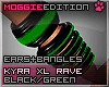 ME|KXL-Rave|Black/Green