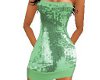 (D)Green Sequin Dress