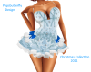 blue snowflake dress