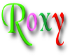 Roxy Sticker