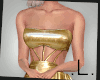 .L. Satin Gown Gold