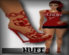 *NUFF*GUESS Wedge*Red*
