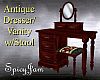 Antq Dresser/Vanity Xmas