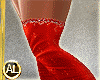 RED N GOLD THIGH HIGHS