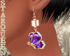 Gold Earring(Violet)