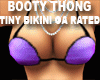 Booty Thong Bikini Purp