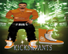orange kicks&pants