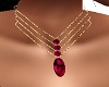 Ruby and Gold Necklace