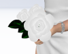 white wedding boquet