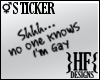 }HF{ Sticker - Gay