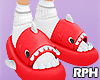 💖 Shark Slippers Red