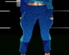 blue graphic sweat pants
