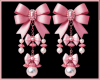 Pink Croquette Earrings