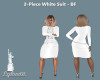 3-Pc White Suit - BF