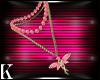 [k] Necklace  Pink