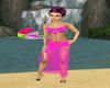 fluro pink add a sarong