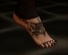 A^ Strength Feet Tattoos