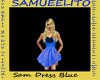 SAM DRESS BLUE