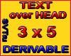text over head